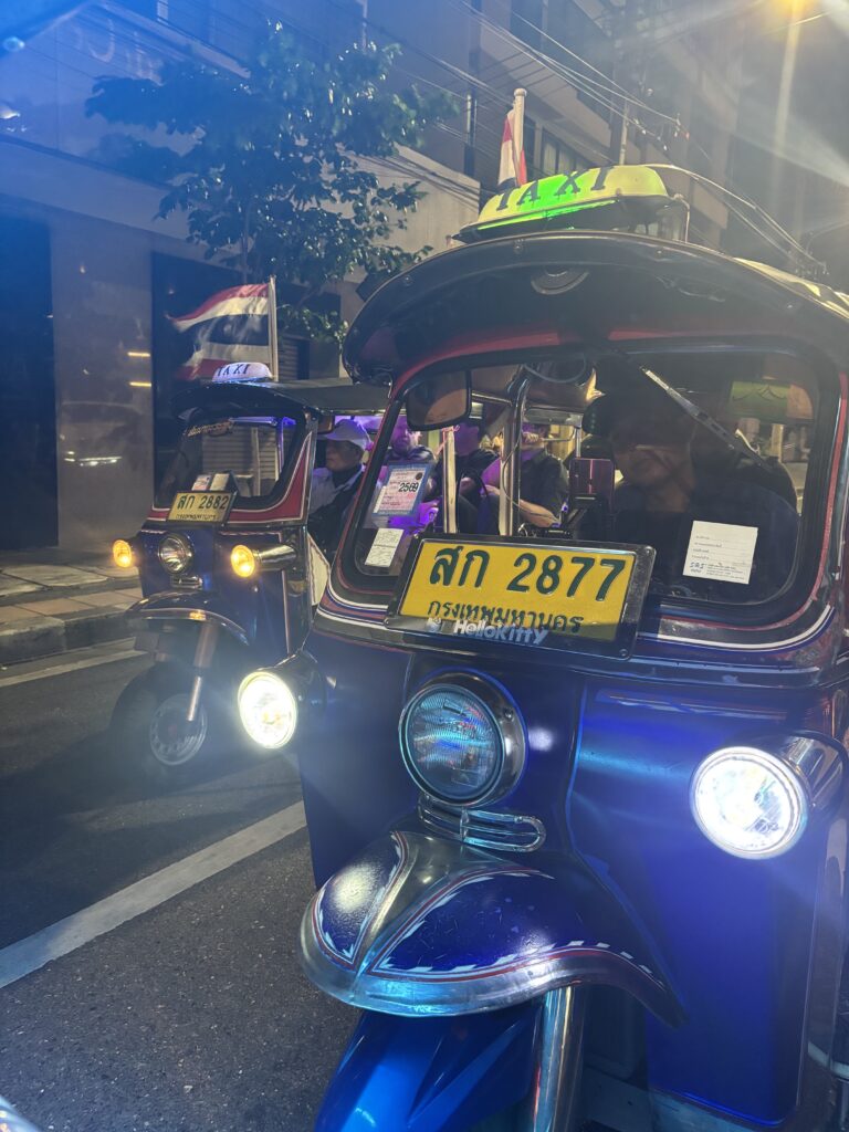Thai Tuk Tuk ride in Bangkok - DCBKK 2024