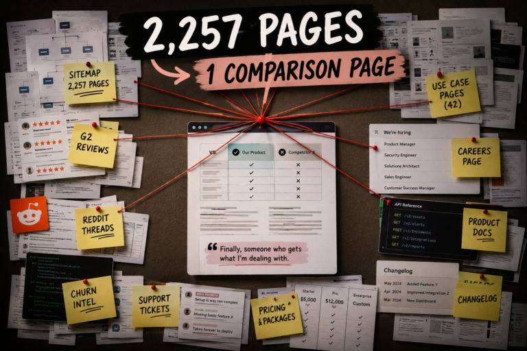 comparison page copywriting